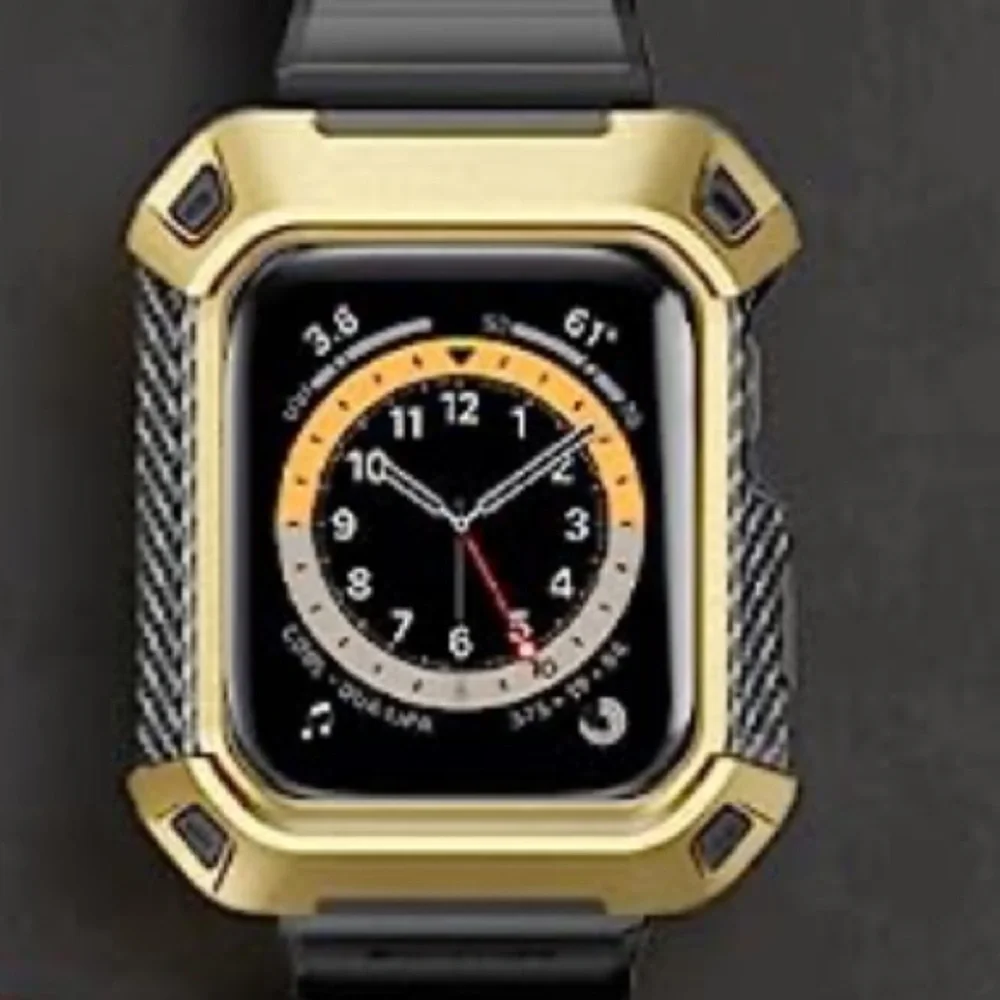 Rugged Protective Case w/Strap Bands Apple Watch Series 8/7/6/SE/5/4 [45/44mm]